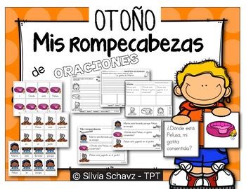 Mis Rompecabezas De Oraciones Oto O By Silvia Schavz Tpt