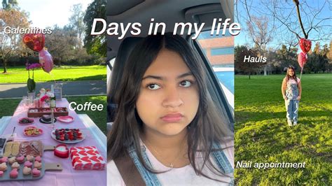 Vlog Galentines Hauls Coffee Runs Getting My Nails Done YouTube