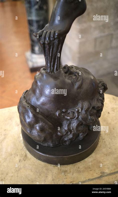 Detail From Flying Mercury By Giambologna In The Bargello National