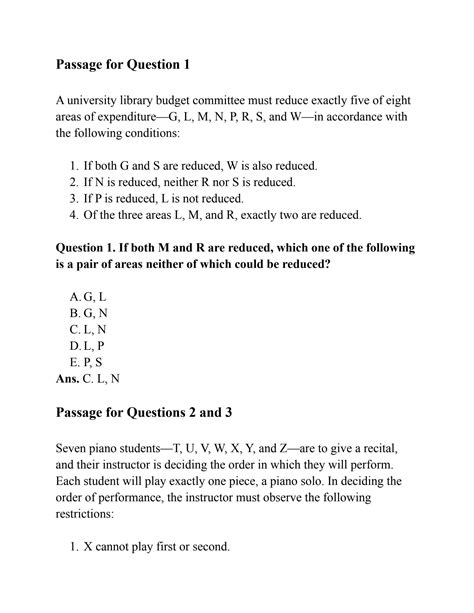 Solution Informative Analytical Reasoning Questions Mcqs For Gre