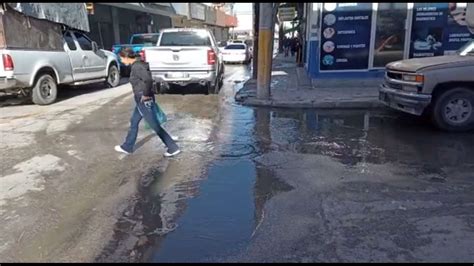 Video Denuncian Fuga De Aguas Negras En Calles Del Centro El Bordo