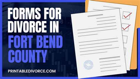 Fort Bend County Divorce Forms - PrintableDivorce