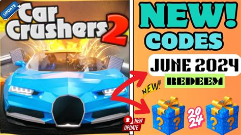 June Codescar Crushers Roblox Codes Car Crushers Og