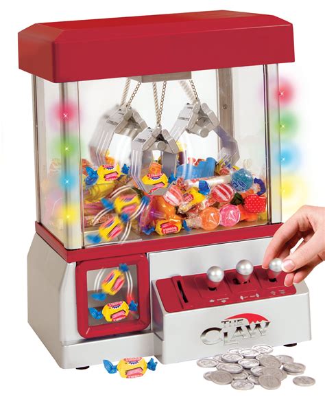 Tsf Toys Electronic Claw Toy Grabber Machine With Led Lights And Toys