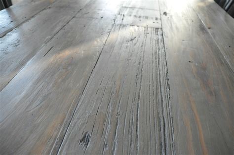 DIY Weathered Wood Stain Finishes - Setting for Four