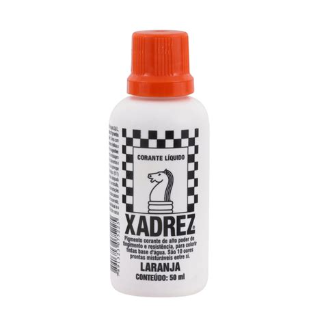 Corante Liquido Xadrez 50ml Laranja Leroy Merlin