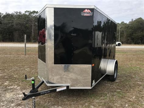 2023 Rock Solid Cargo 6 X 12 Tandem Axle Cargo Enclosed Trailer With