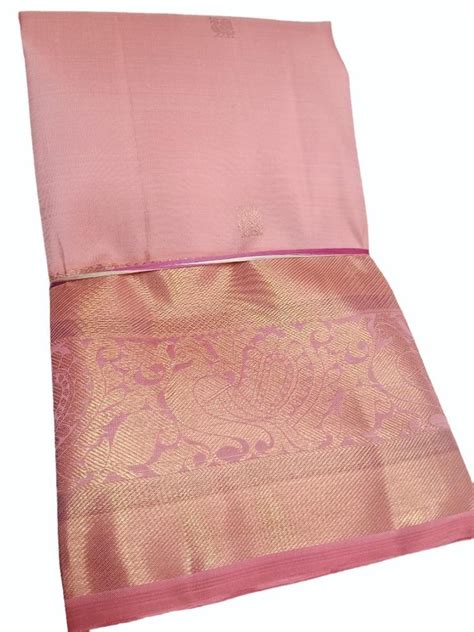 Weaving Wedding Wear Kanchipuram Silk Sarees With Blouse Piece At Rs