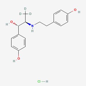 Ritodrine-d3 (hydrochloride) | C17H22ClNO3 | CID 164517229 - PubChem