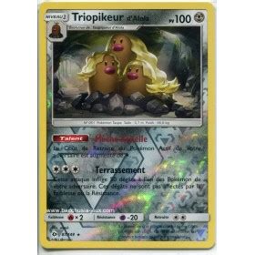 Carte Pokemon Sl Triopikeur D Alola Holo Reverse