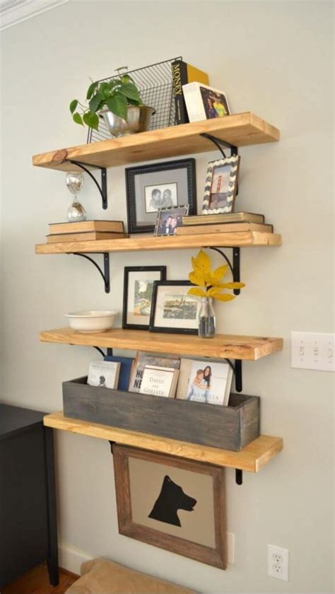 65 DIY Wood Shelves Plans And Ideas