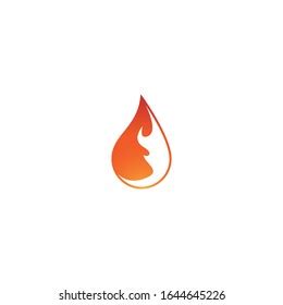 Red Fire Symbol Flame Logo Stock Vector Royalty Free