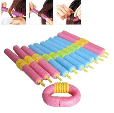 Curler Makers Soft Foam Anion Bendy Twist Curls Diy Styling Hair