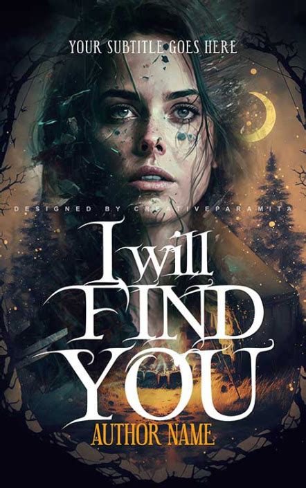 I Will Find You Premade Book Cover