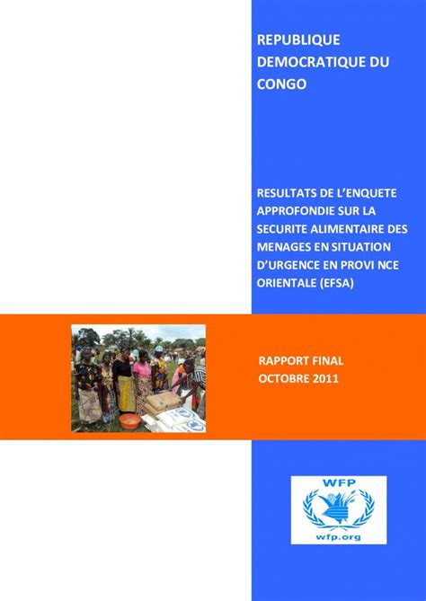 Pdf Republique Democratique Du Congo Republique Democratique Du