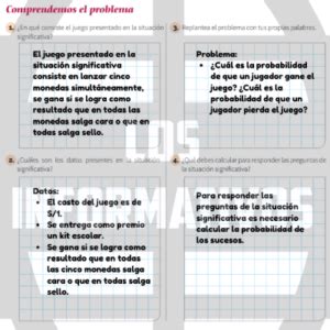 En qué consiste el juego presentado en la situación significativa