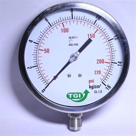 Inch Mm Tgi Stainless Steel Pressure Gauge At In Pune