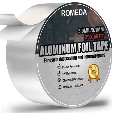 Buy Aluminum Foil Tape 2 Inch X 65 Feet 39 Mil Insulation Adhesive