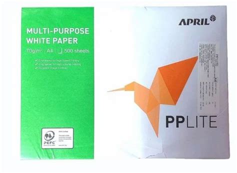 Plain Smooth Gsm Pp Lite Multi Purpose White Paper For Printing