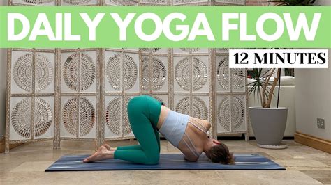 Daily Yoga Flow Full Body Stretch Beginner Level 12 Minutes Summalea Day Youtube