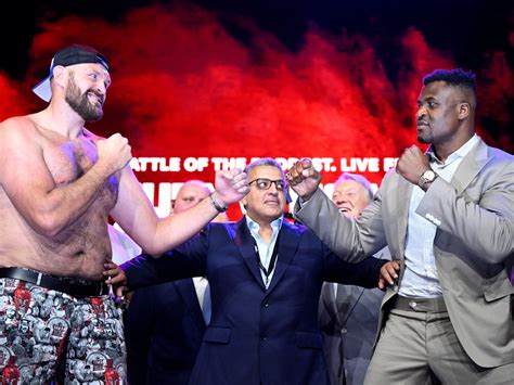 I M A Matador Fury Relaxed And Rowdy Before Absurd Ngannou Bout Tyson Fury