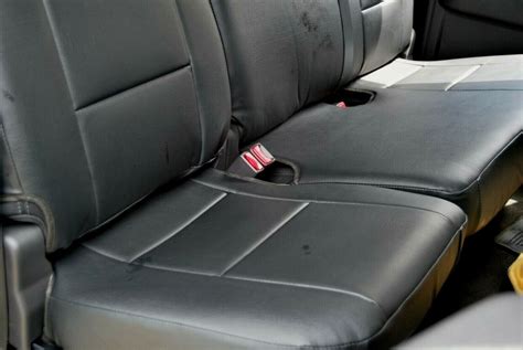 Ford F 250 350 Iggee S Leather Custom Fit Rear Seat Covers 13 Colors Available Ebay