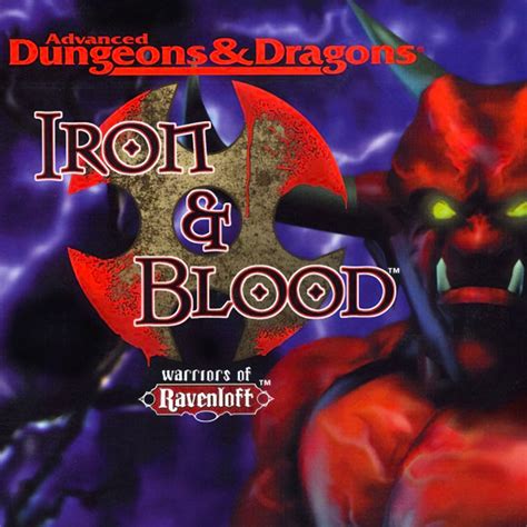 Advanced Dungeons Dragons Iron Blood Warriors Of Ravenloft Old