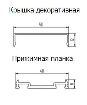 Нащельники/ наличники на алюминиевые окна, двери и другие конструкции