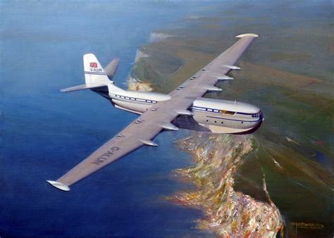 Saunders Roe Princess Flying Boat Aircraft Aircraft Painting