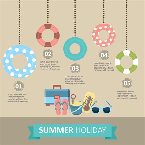 Travel Infographics Info Poster Brochure Cover Template Layout With