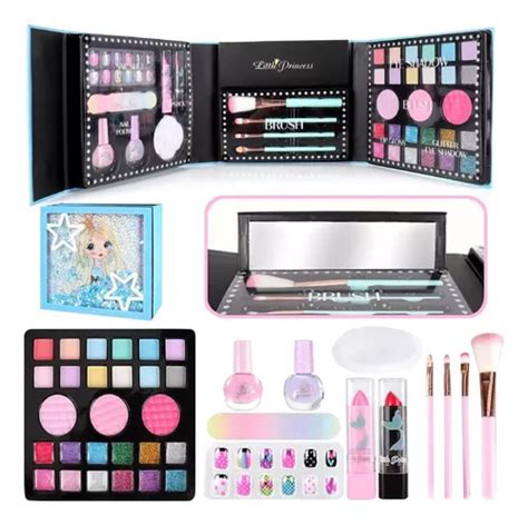 Kit Juguete Maquillaje Regalos Para Niñas Maquillaje Lavable Meses