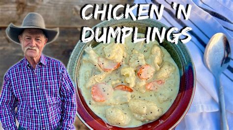 Southern Style Chicken And Dumplings Youtube