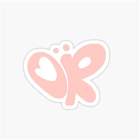 Olivia Rodrigo Pink Butterfly Logo Sticker For Sale By Jennyorellana