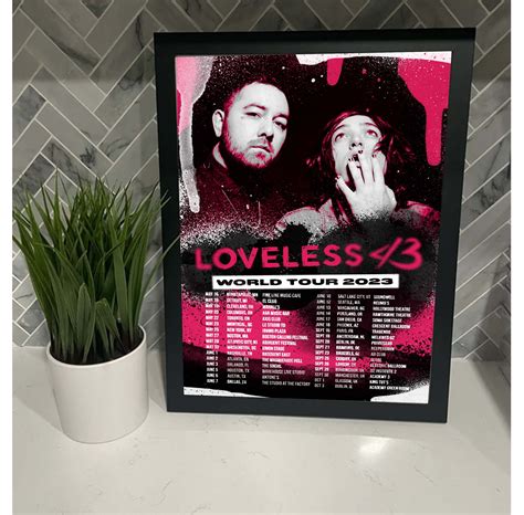 Loveless 2023 World Tour Poster