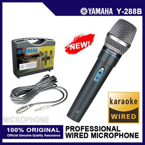 Yamaha Wired Microphone Cardioid With Case YA 688B YA 288B YA 288