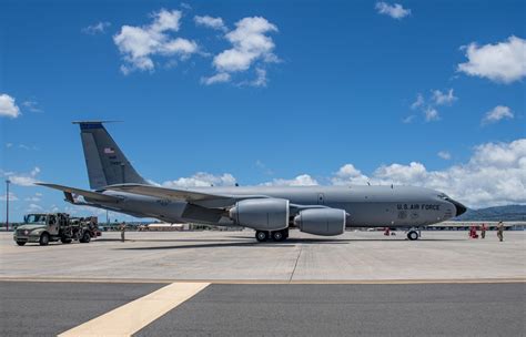 DVIDS Images KC 135 Stratotanker Hot Pit Refuel At 735 AMS Image