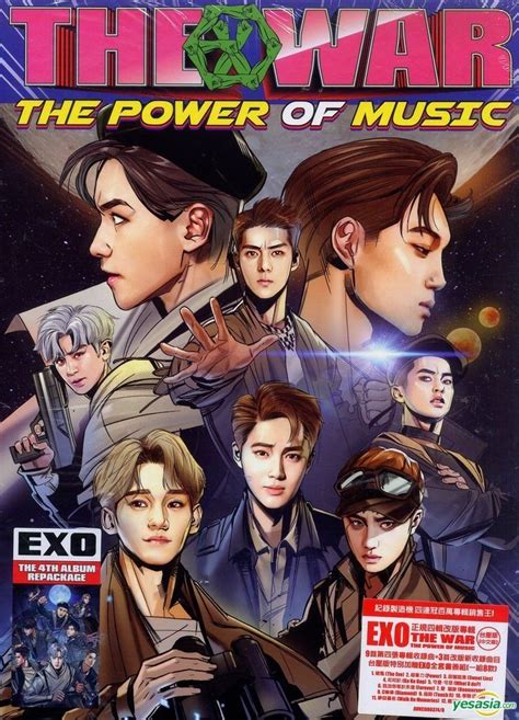 Yesasia Exo Vol Repackage The War The Power Of Music Chinese