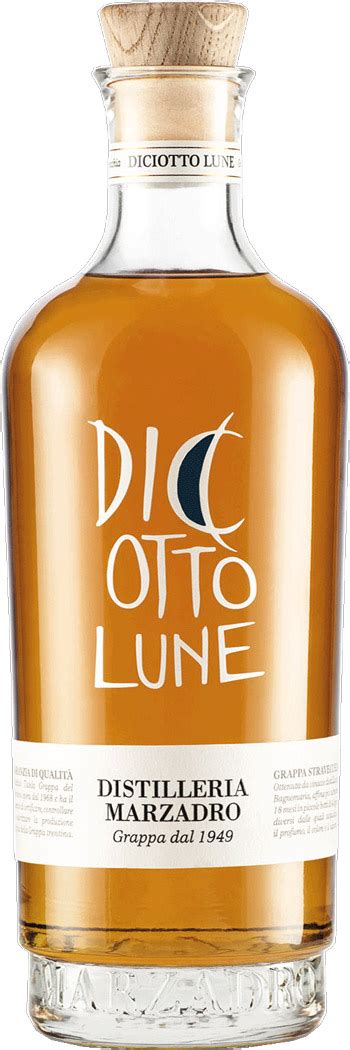 Marzadro Grappa Stravecchia Le Diciotto Lune Vineshop24 De