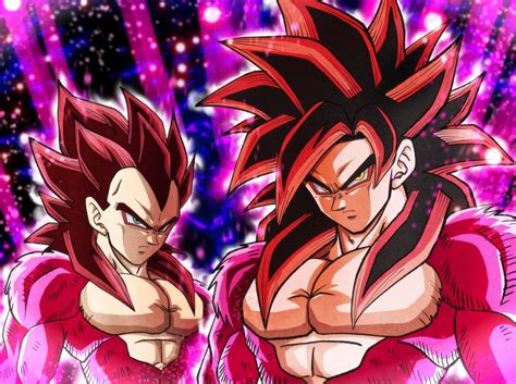 SS4 Limit Breaker Goku And Vegeta Anime Dragon Ball Goku Dragon Ball