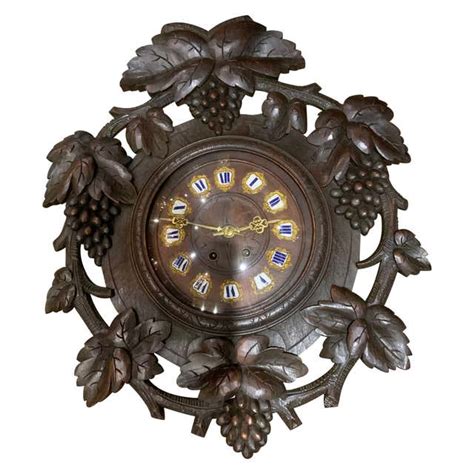 Large Vintage Black Forest Carved Cuckoo Clock At 1stdibs