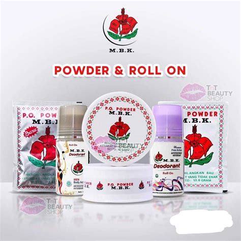 Jual Bedak Mbk Powder Dan Roll On M B K Deodorant Penghilang Bau