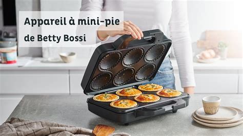 Appareil à mini pie produit de Betty Bossi YouTube