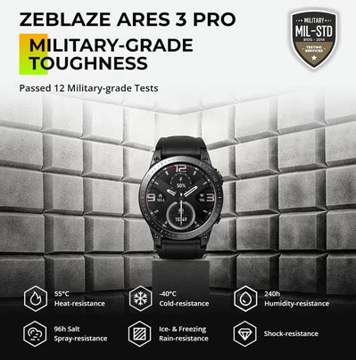 Zeblaze Smartwatch Ares Pro Heart Rate Amoled Ip