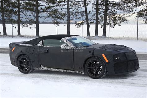 2017 Chevrolet Camaro Zl1 Convertible Spied Testing Its Supercharged 6