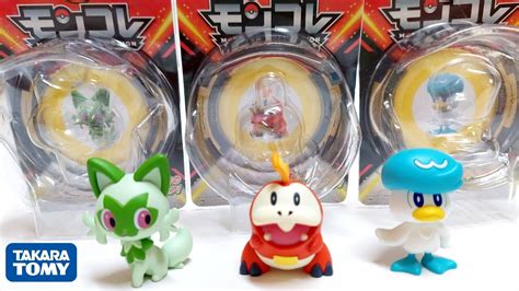 Figuras Pokemon Takara Tomy De Los Iniciales De Paldea Sprigatito