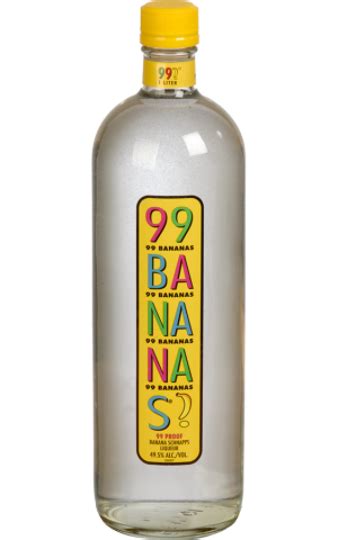 99 Bananas Schnapps Liqueur 1lt Bottle