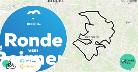 Ronde Van Beirnem Recreatieve Fietsroute RouteYou