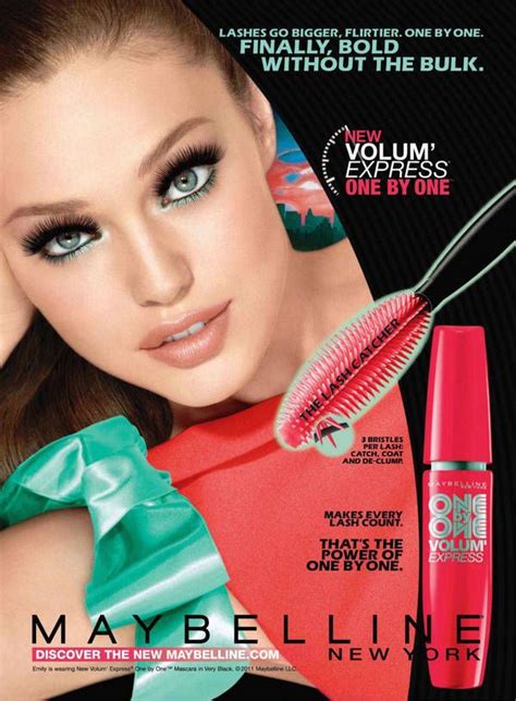 Emily Didonato Maybelline Print Ad 2011