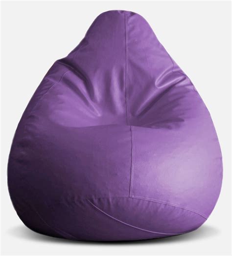 Buy Classic XXXL Bean Bag With Beans In Purple Colour At 100 OFF By