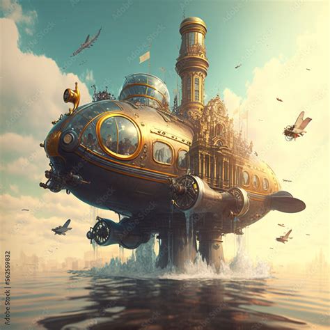 Flying Machine Steampunk